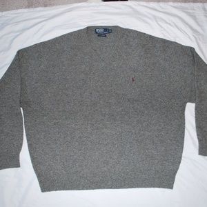 RALPH LAUREN POLO Mens LAMBSWOOL Sweater